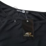 Boohoo Sukienka Czarna Na Jedno Ramię XL 42 EU - zdjęcie 3