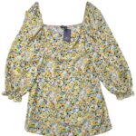 Boohoo Sukienka Damska Żółta Kwiecisty Wzór 3XL 46 EU - zdjęcie 1