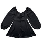 Boohoo Sukienka Mini Damska Czarna Bufiaste Rękawy XL 40 EU - zdjęcie 1