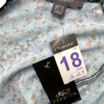 Primark Sukienka Błękitna Kwiatowa Maxi 3XL 46 EU - zdjęcie 3