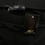 FF Legginsy Damskie Czarne Lampas Wiskoza 3XL 46 EU - zdjęcie 2