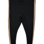 FF Legginsy Damskie Czarne Lampas Wiskoza 3XL 46 EU - zdjęcie 1