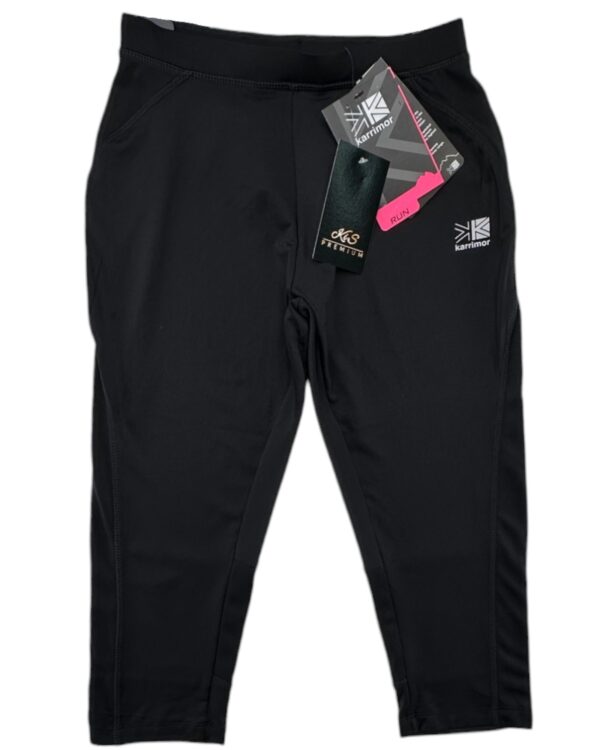Karrimor Legginsy Sportowe Damskie Czarne Logo XS 34 EU