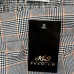 TU Woman Spodnie Damskie Eleganckie W Kratę Szerokie L 40 EU - zdjęcie 2