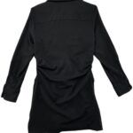 Nasty Gal Sukienka Czarna Z Marszczeniem XXS 32 EU - zdjęcie 3