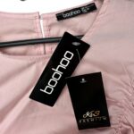 Boohoo Bluzka Damska Różowa Bufiaste Rękawy M 38 EU - zdjęcie 2