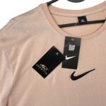 Nike Koszulka Męska Beżowa Bawełna XL 42 EU - zdjęcie 2