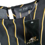 FF Bluzka Damska Czarna W Paski L 40 EU - zdjęcie 2