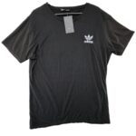 Adidas Koszulka Męska Czarna Białe Logo XXL 44 EU - zdjęcie 1