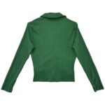 Stradivarius Bluzka Damska Zielona Teksturowana L 40 EU - zdjęcie 3