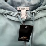 Forever 21 Kurtka Damska Z Kapturem Turkus M 38 EU - zdjęcie 2
