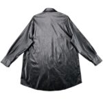 MiXmi Koszula Damska Czarna Imitacja Skóry L 40 EU - zdjęcie 2