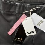 STR Stradivarius Spodnie Damskie Ekoskóra Proste XXL 44 EU - zdjęcie 2