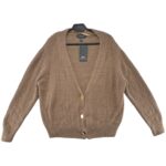 Primark Kardigan Damski Puszysty Ciepły Brązowy L 40 EU - zdjęcie 1