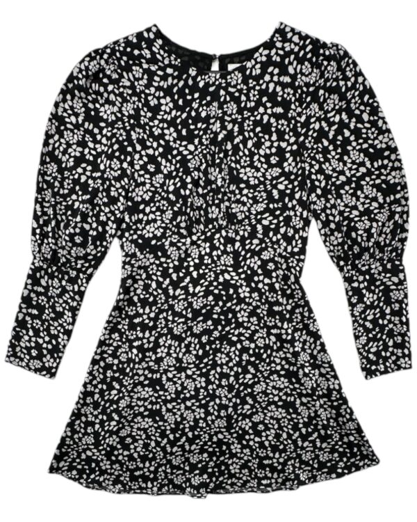 Topshop Sukienka Czarna W Białe Kwiaty S 36 EU