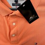 Tommy Hilfiger Koszulka Męsk Polo Pomarańczowa XL 42 EU - zdjęcie 2