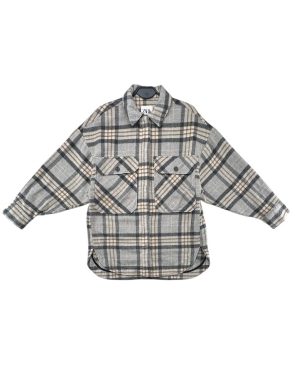 Zara Kurtka Koszulowa Krata S 36 EU