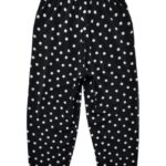 Stradivarius Spodnie Damskie Czarne W Białe Groszki S 36 EU - zdjęcie 3