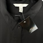 HM Sukienka Koszulowa Damska Czarna M 38 EU - zdjęcie 2