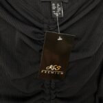 New Look Sukienka Czarna Marszczenie L 40 EU - zdjęcie 2