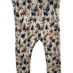Name It Legginsy Dziecięce Beżowe W Kwiaty 68 CM 4-6 MSC - zdjęcie 3