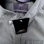 MS Koszula Męska Zielona Długi Rękaw S 36 EU - zdjęcie 2