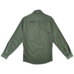 MS Koszula Męska Zielona Długi Rękaw S 36 EU - zdjęcie 3