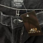 Cropp Spodnie Baggy Czarne Widoczne Szwy W30 L34 L 40 EU - zdjęcie 2