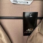 Zara Tunika Sukienka Beżowa Pasek M 38 EU - zdjęcie 2