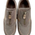 Bourbon Buty Sneakersy Damskie Beżowe R.38 EU - zdjęcie 2