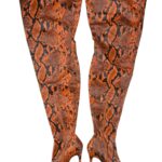 Muszkieterki Wężowe Ekoskóra Na Szpilce 39 EU - zdjęcie 2