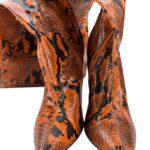 Muszkieterki Wężowe Ekoskóra Na Szpilce 39 EU - zdjęcie 4