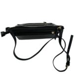 Primark Torebka Listonoszka Czarna Imitacja Skóry Krokodyla - zdjęcie 4