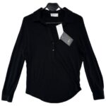 Papaya Woman Bluzka Damska Czarna Kołnierzyk Polo L 40 EU - zdjęcie 1