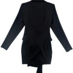 PrettyLittleThing Sukienka Damska Czarna Marynarkowa M 38 EU - zdjęcie 3