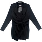 PrettyLittleThing Sukienka Damska Czarna Marynarkowa M 38 EU - zdjęcie 1