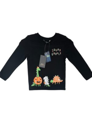 George Bluzka Dziecięca Dino Halloween Czarna 104 CM 3-4 Lat