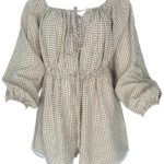 Boohoo Kombinezon Damski Krata Beżowa Wiskoza M 38 EU - zdjęcie 1