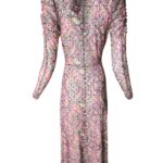 Next Sukienka Midi Wzór Paisley Różowa XS 34 EU - zdjęcie 2