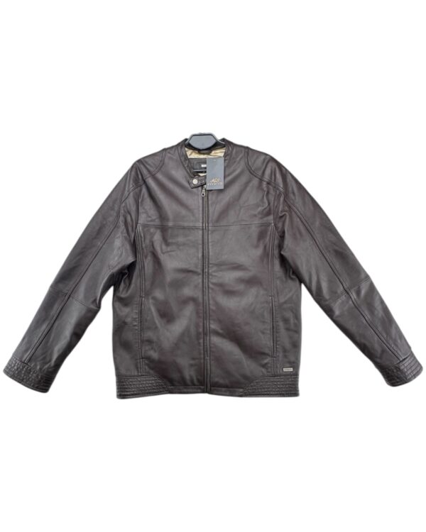 Piere Cardin Kurtka Męska Skóra Brązowa M 38 EU