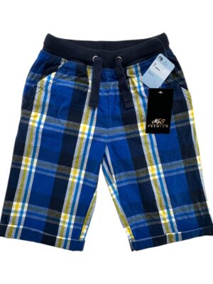 Mothercare Spodenki Chłopięce Niebieskie Krata 122 CM 7 Lat