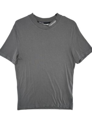 Calvin Klein Koszulka Szara Logo S 36 EU