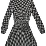 River Island Sukienka Czarna W Białe Groszki S 36 EU - zdjęcie 3