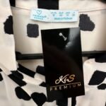 Primark Koszula Damska Beżowa W Czarny Wzór 3XL 46 EU - zdjęcie 2