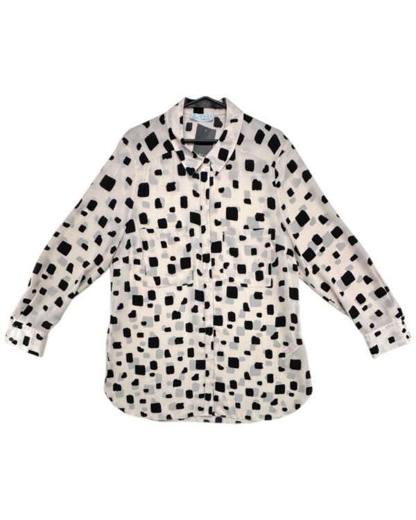 Primark Koszula Damska Beżowa W Czarny Wzór 3XL 46 EU