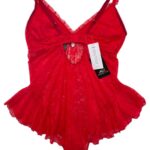 Body Koronkowe Czerwone MS Rozmiar 2XL 44 EU - zdjęcie 3