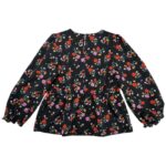 Tu Bluzka Damska Kwiaty Czarna 3XL 46 EU - zdjęcie 3