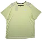 Nike Koszulka Męska Limonkowa Dri-FIT Biegowa M 38 EU - zdjęcie 1