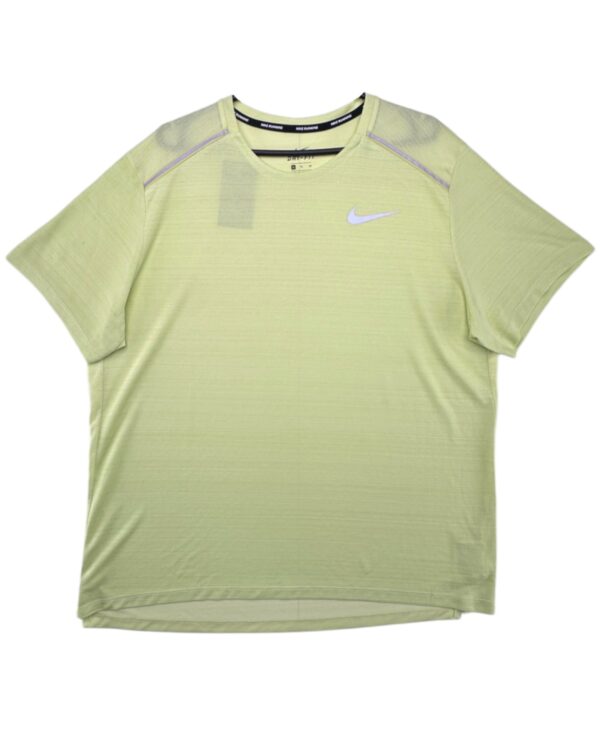 Nike Koszulka Męska Limonkowa Dri-FIT Biegowa M 38 EU