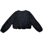 FF Bluzka Damska Czarna Wzorzysta Długi Rękaw XL 44 EU - zdjęcie 3